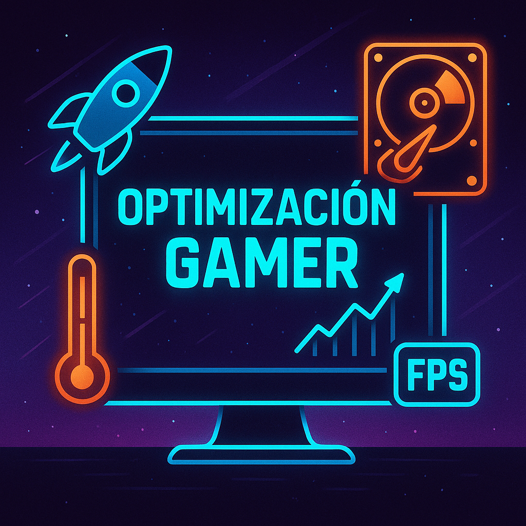 Optimización Gamer (FPS, temperaturas, disco)